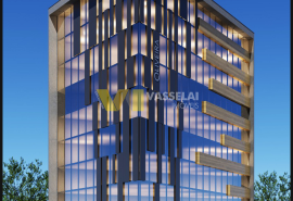 Fachada 3D de um possivel empreendimento no local