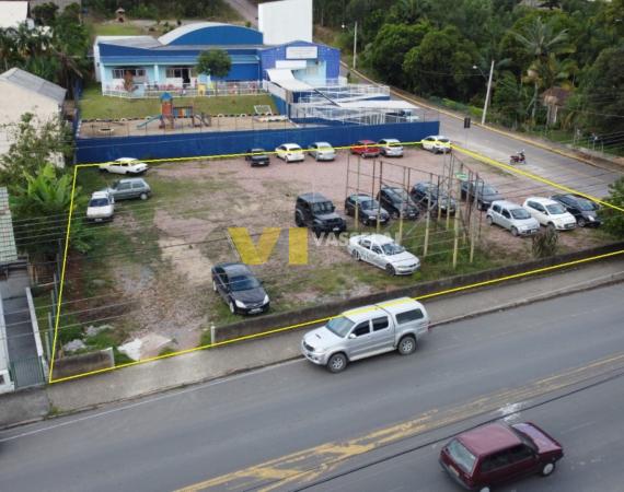 Terreno de esquina para venda no Bairro Laranjeiras em Rio do Sul